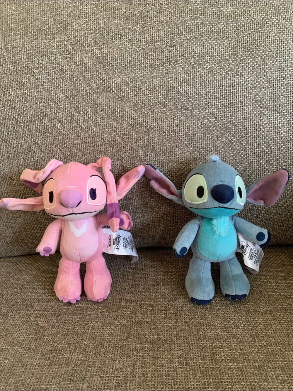 Disney nuiMOs 6” Angel and Stitch Lilo & Stitch Plush Stuffed Animals
